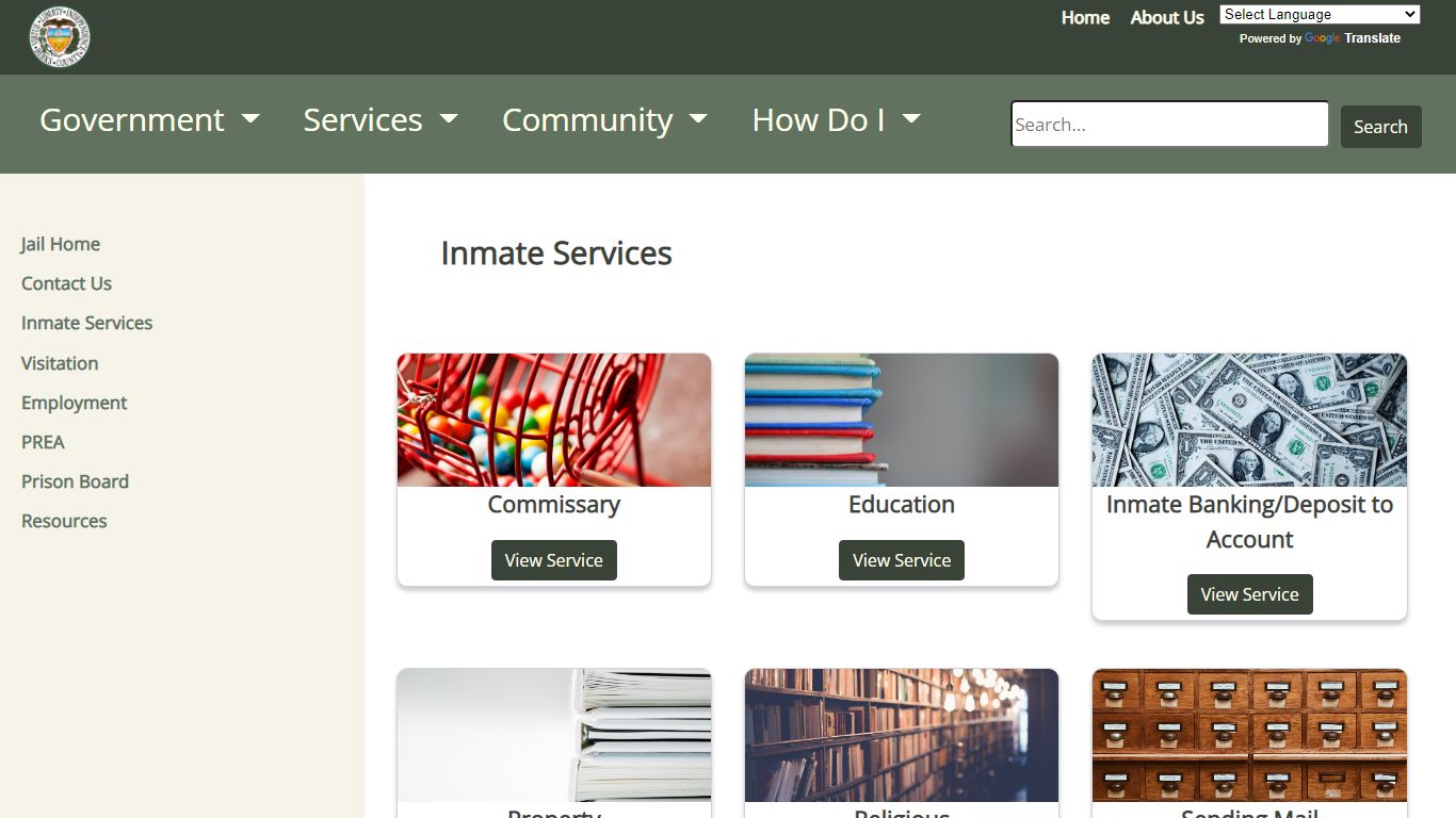 County of Berks - Inmate Services - berkspa.gov